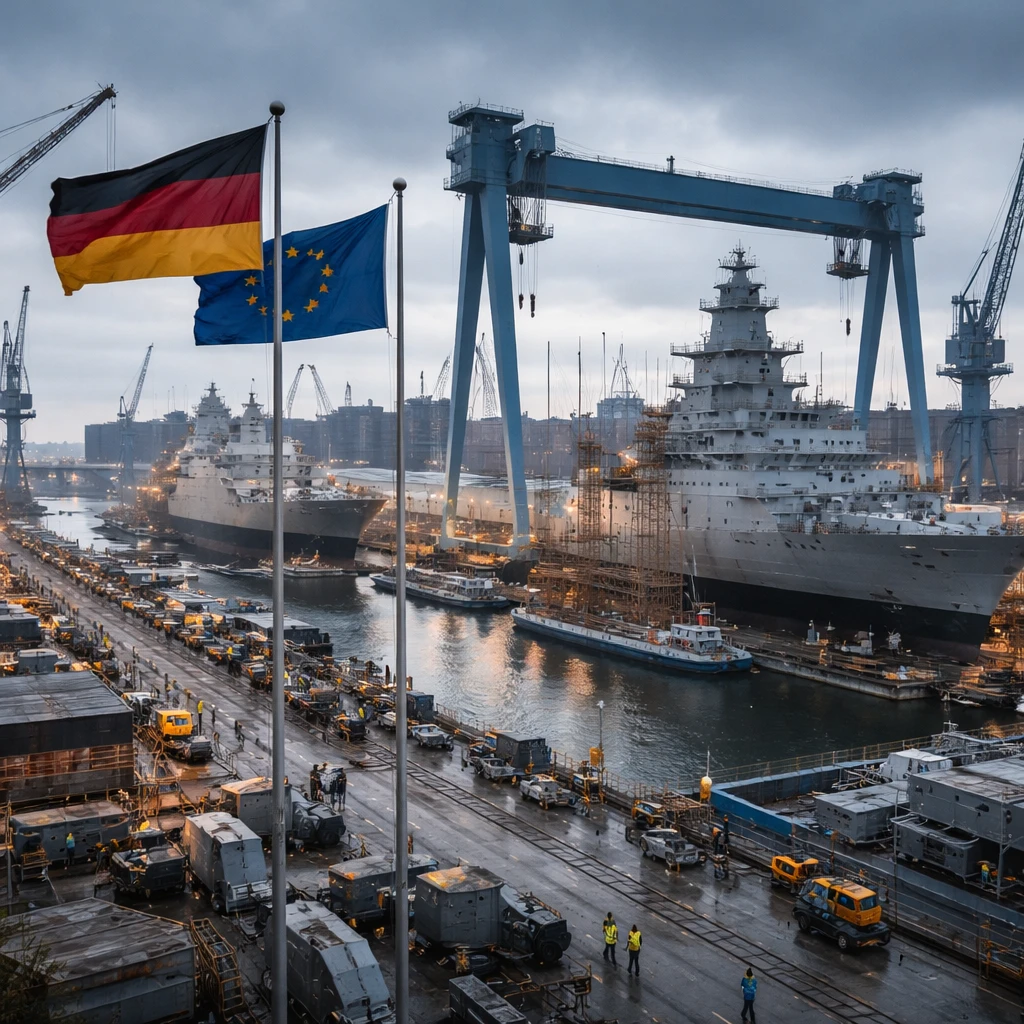 Rheinmetall selloff drags European defence names as Germany cancels F126 frigate plan