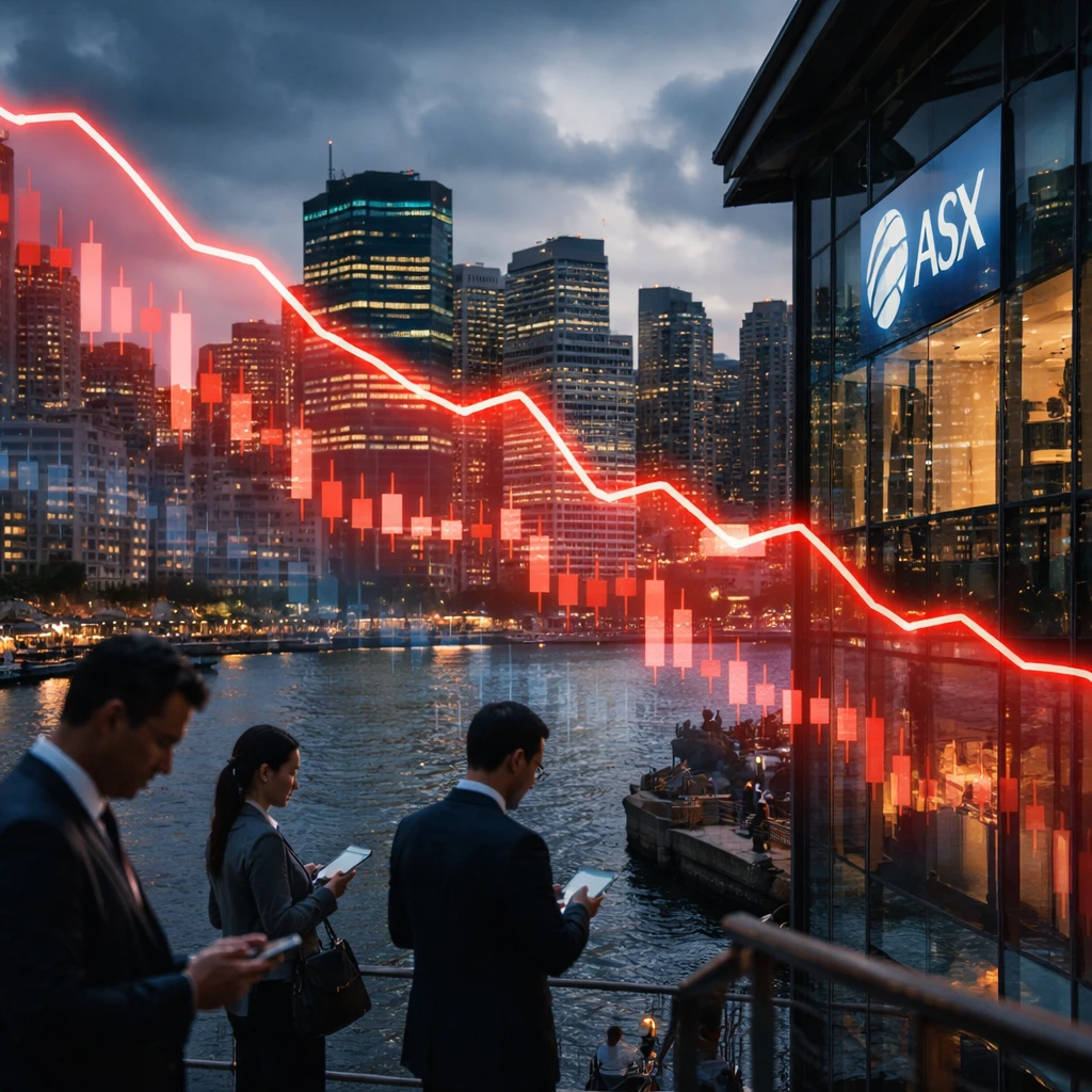 Australian Stocks Close Lower as Broad Sell-Off Hits A-REITs, Tech and Gold