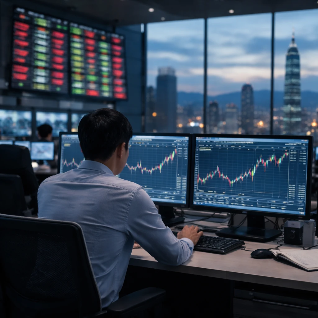 Taiwan share index edges down as select sectors weigh on market