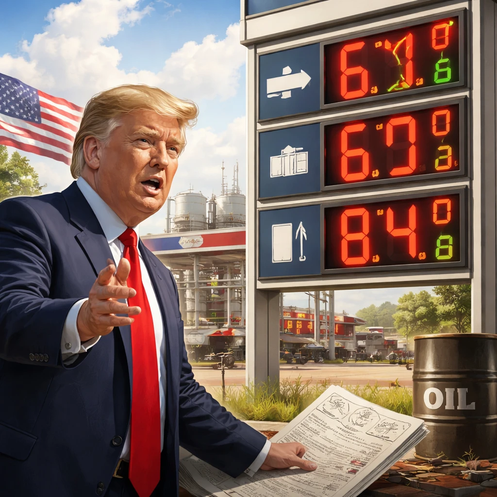 Trump Urges Gasoline Retailers to Slash Prices Amid Market Volatility