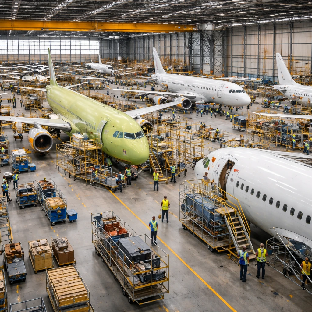 Airbus records roughly 350 deliveries in H1 2026 as June handovers rise to about 90 jets