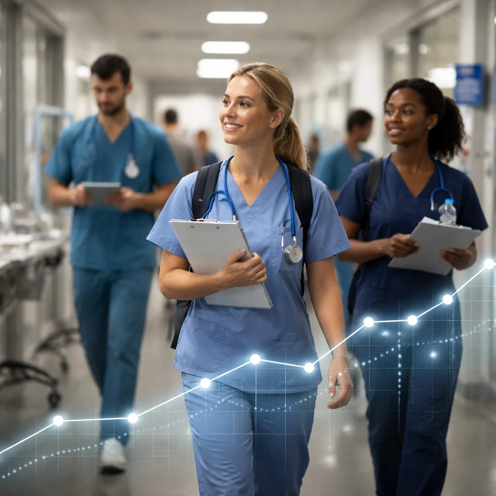 Temporary nursing demand edges higher as staffing indices climb