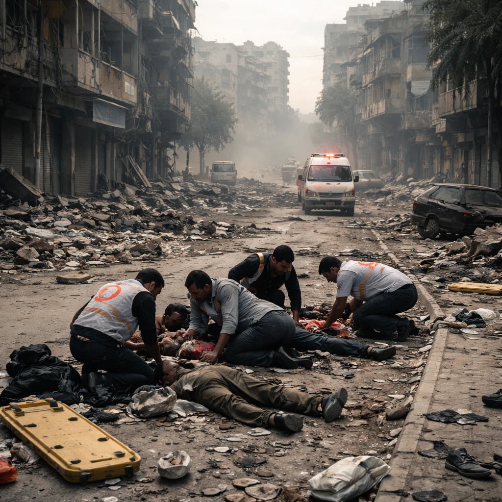 Airstrike in Gaza City Kills Two, Medics Say