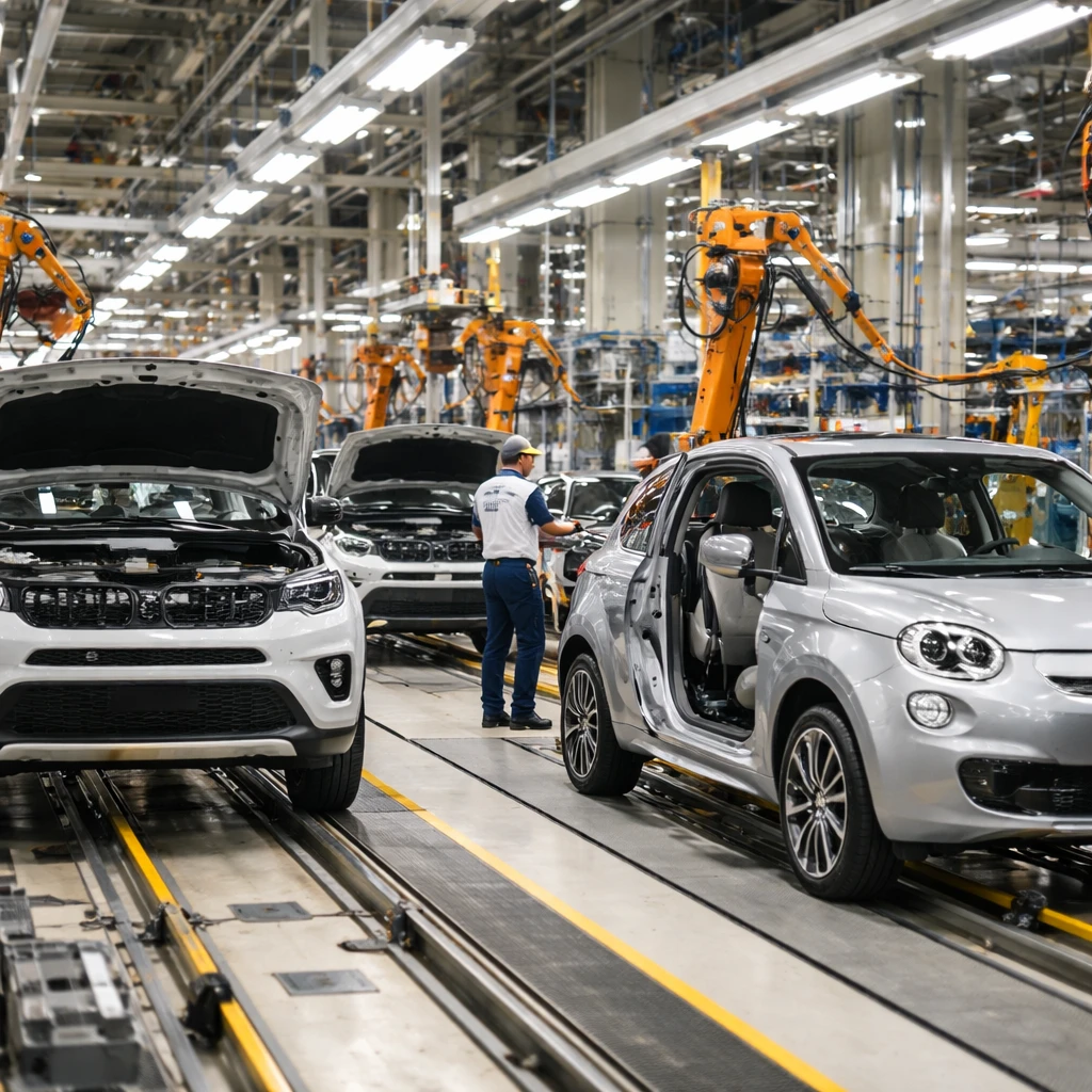 Stellantis' Italian Output Climbs 13.7% in H1 2026, Union Sees Full-Year Short of Targets