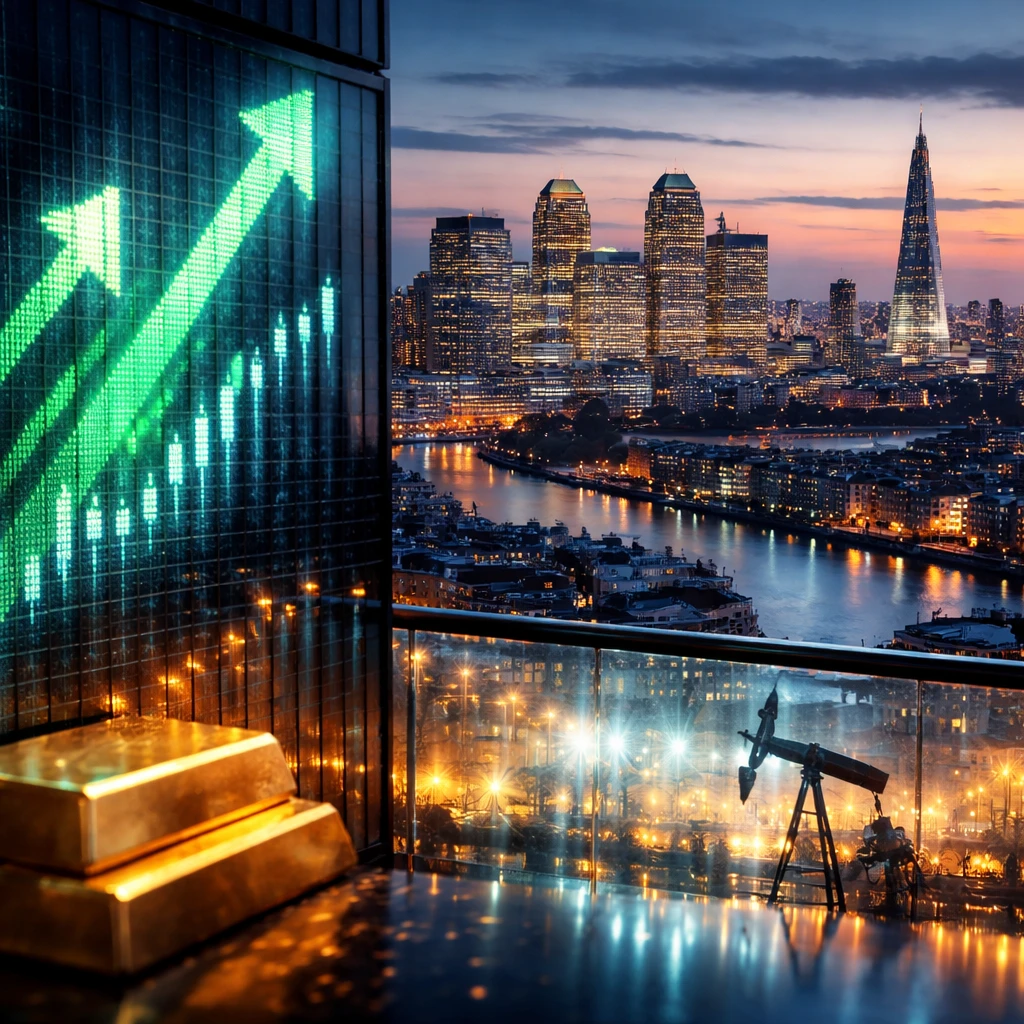 U.K. Stocks Close Higher as Mining, REITs and Energy Lift Index