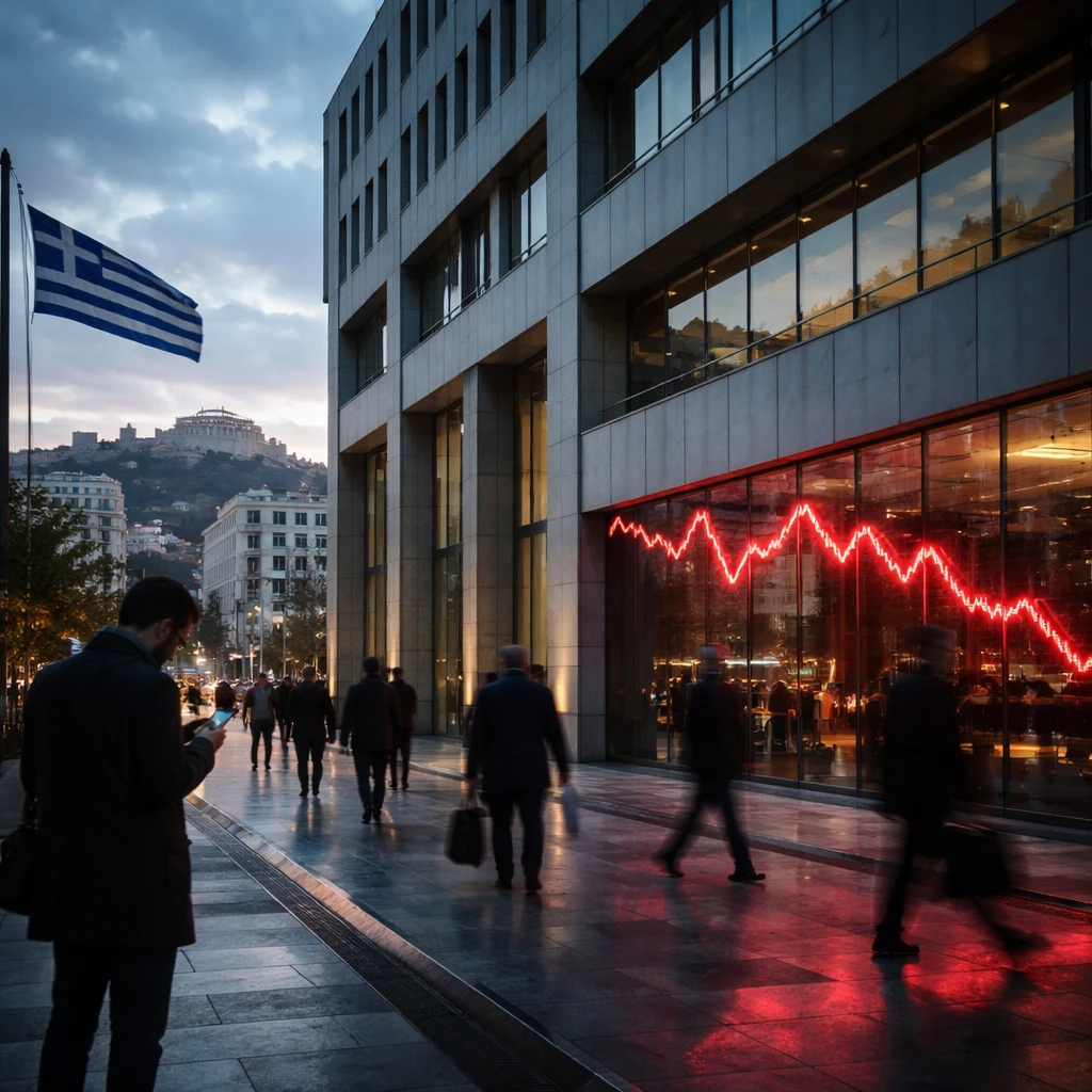 Athens Market Falls as Banking, Telecoms and Household Stocks Weigh on Index