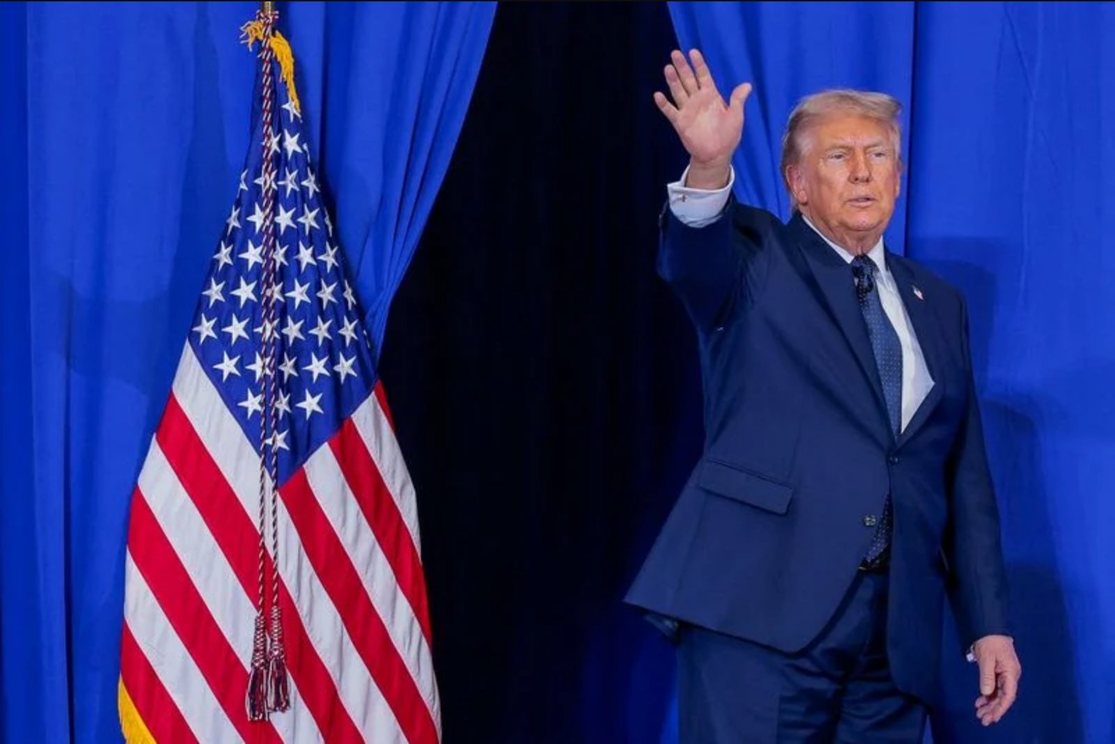 Heightened Security and Street Closures as President Trump Attends Knicks-Spurs Game at Madison Square Garden