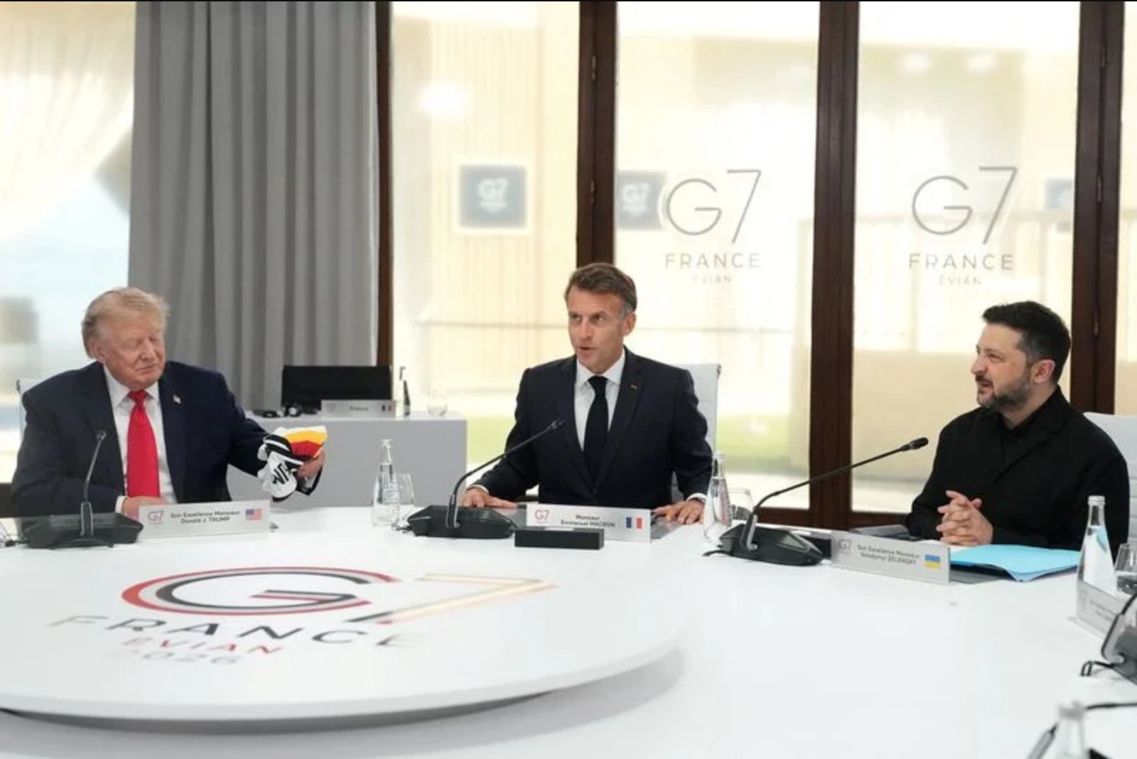 Trump says he held constructive talks with Putin and Zelenskiy at Evian G7