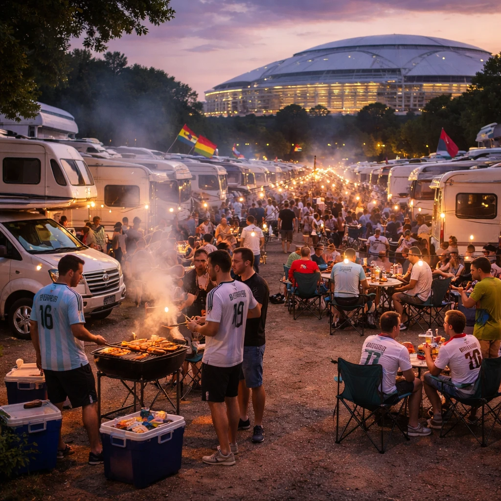 Campground Becomes Budget Hub as World Cup Travel Costs Push Fans Into RVs Near Arlington