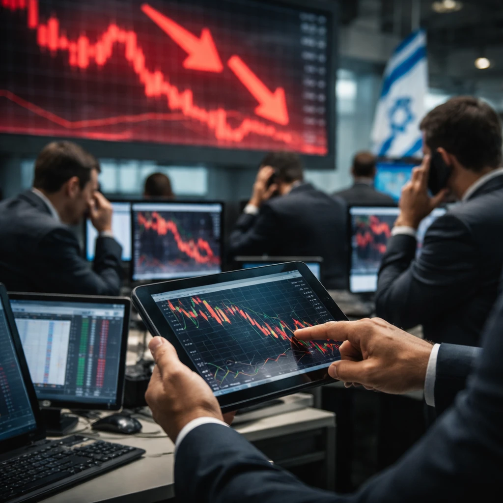 Tel Aviv Shares Slip, TA-35 Drops Nearly 3% as Financial and Insurance Names Weigh