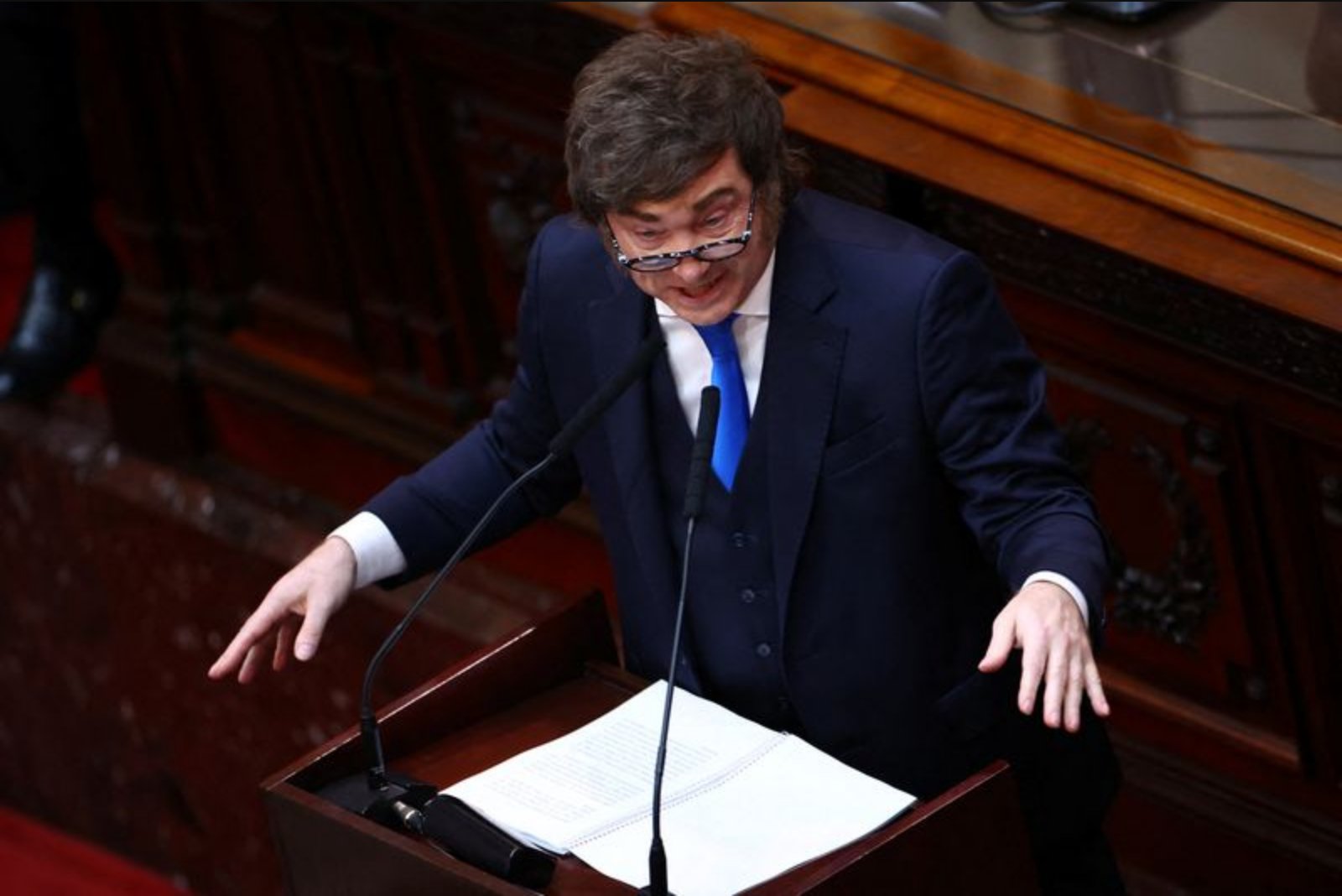 Milei Calls for Tax Cuts and Overhaul of Electoral and Criminal Codes as Congress Opens