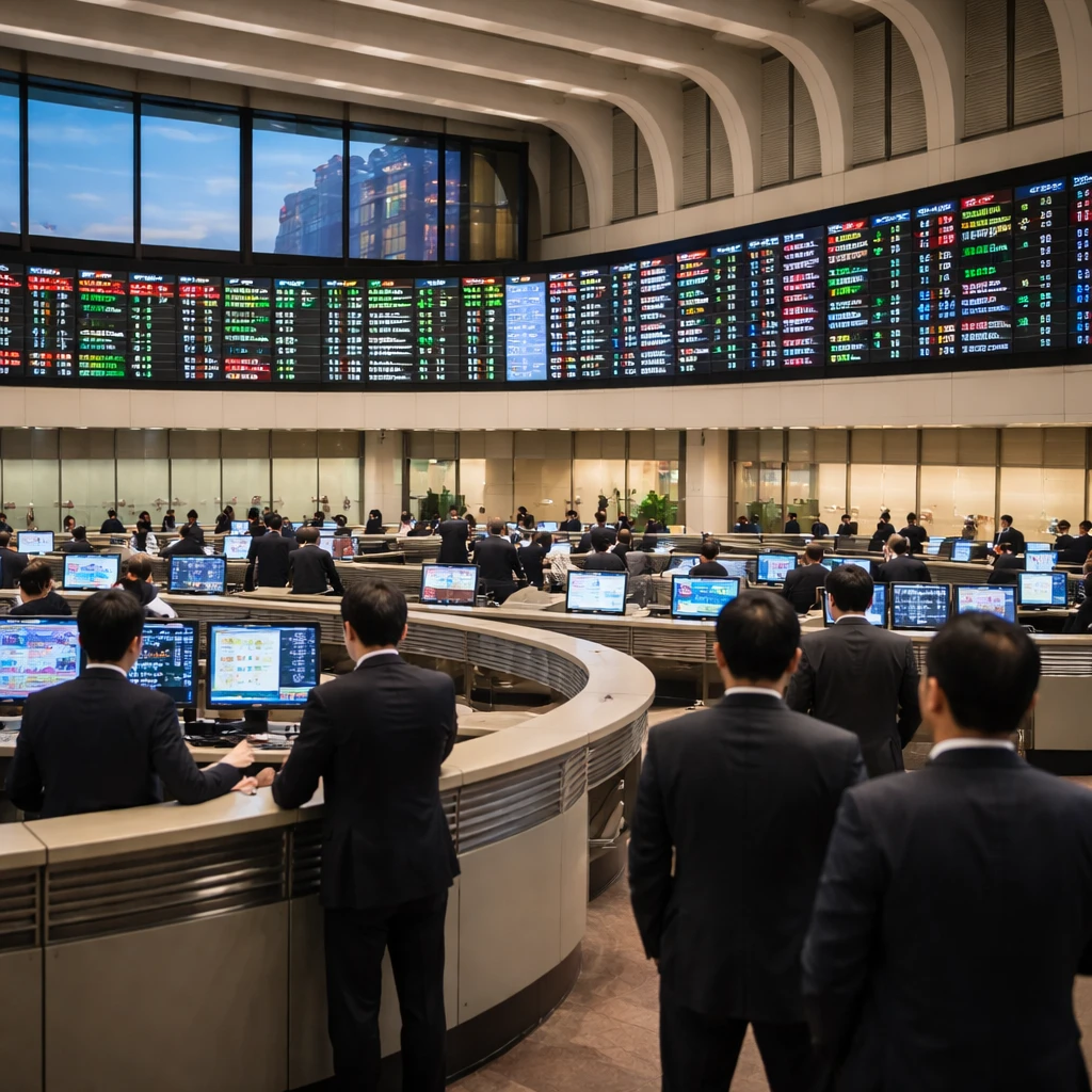 Tokyo Shares Tick Up as Real Estate, Banking and Textile Names Lead Gains