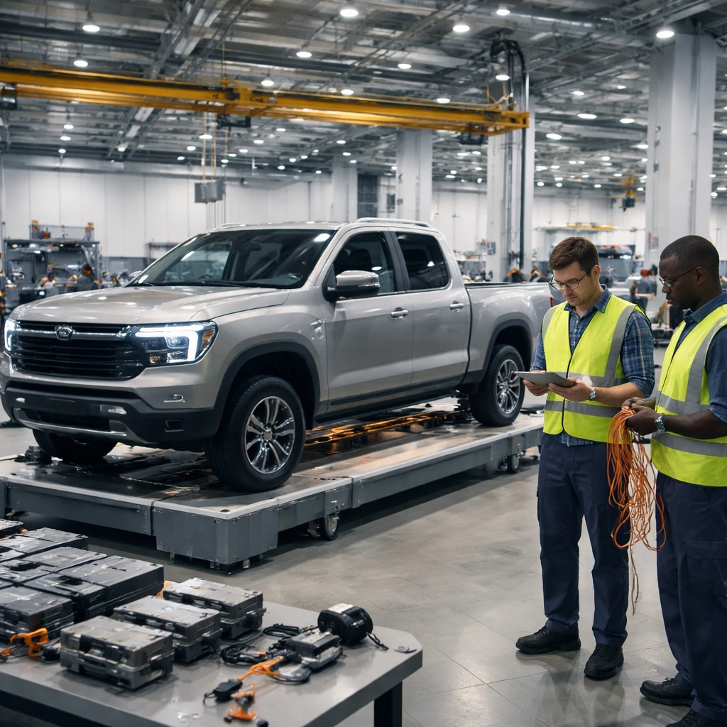 Ford builds new Universal Electric Vehicle platform at Long Beach, readies $30,000 midsize truck