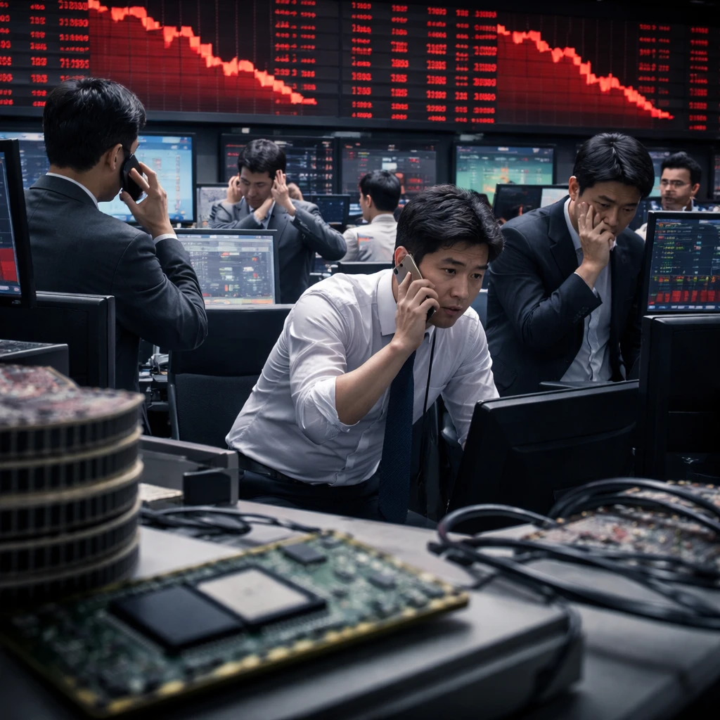 KOSPI Slides More Than 9% as Semiconductor Stocks Plunge on AI Spending Concerns