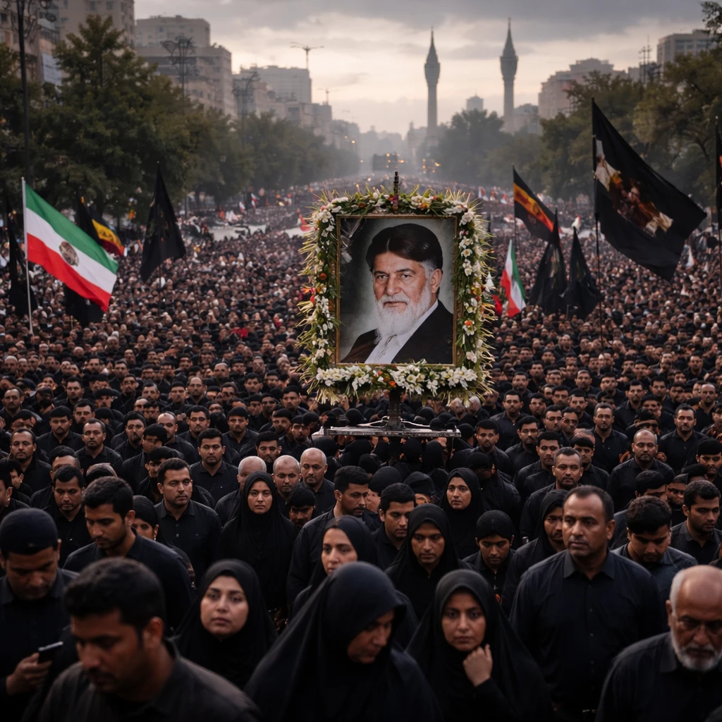 Mass Mourning in Tehran as U.S. Says Talks with Iran Will Resume After Ceremonies