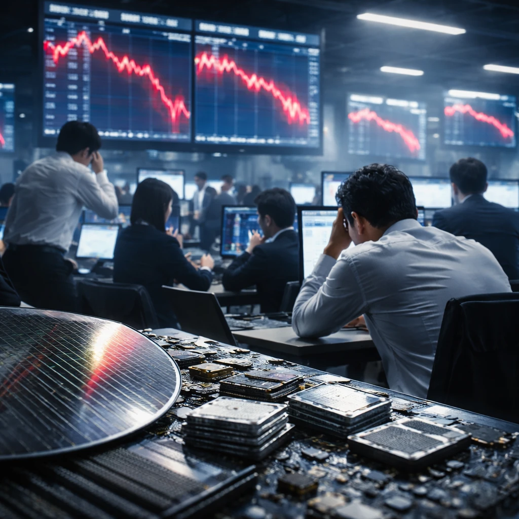 Asian markets slump as AI-driven chip selloff drags KOSPI and Nikkei lower ahead of major earnings