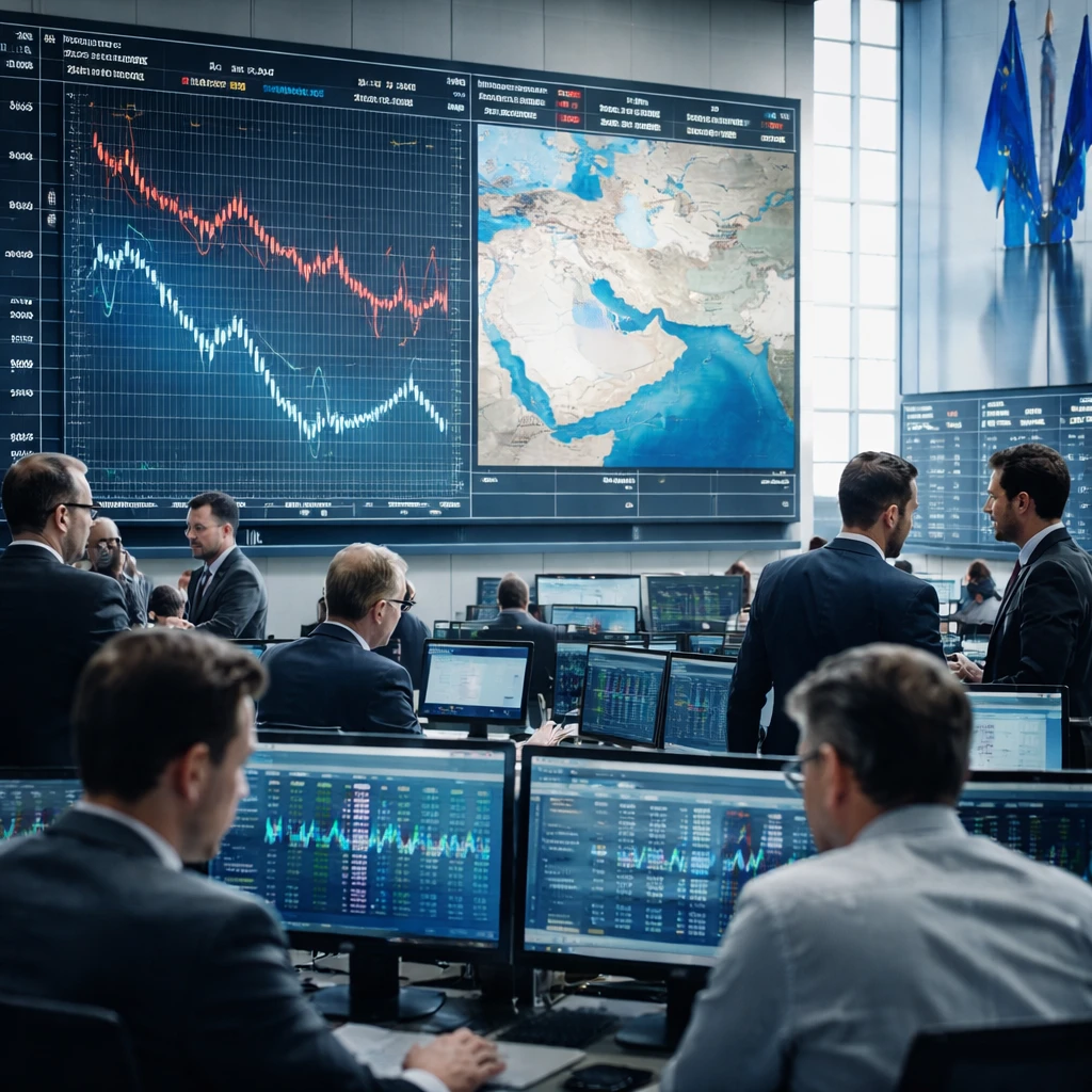 European Sovereign Yields Slip as Middle East Diplomacy Eases Tensions; ECB Remarks in Spotlight