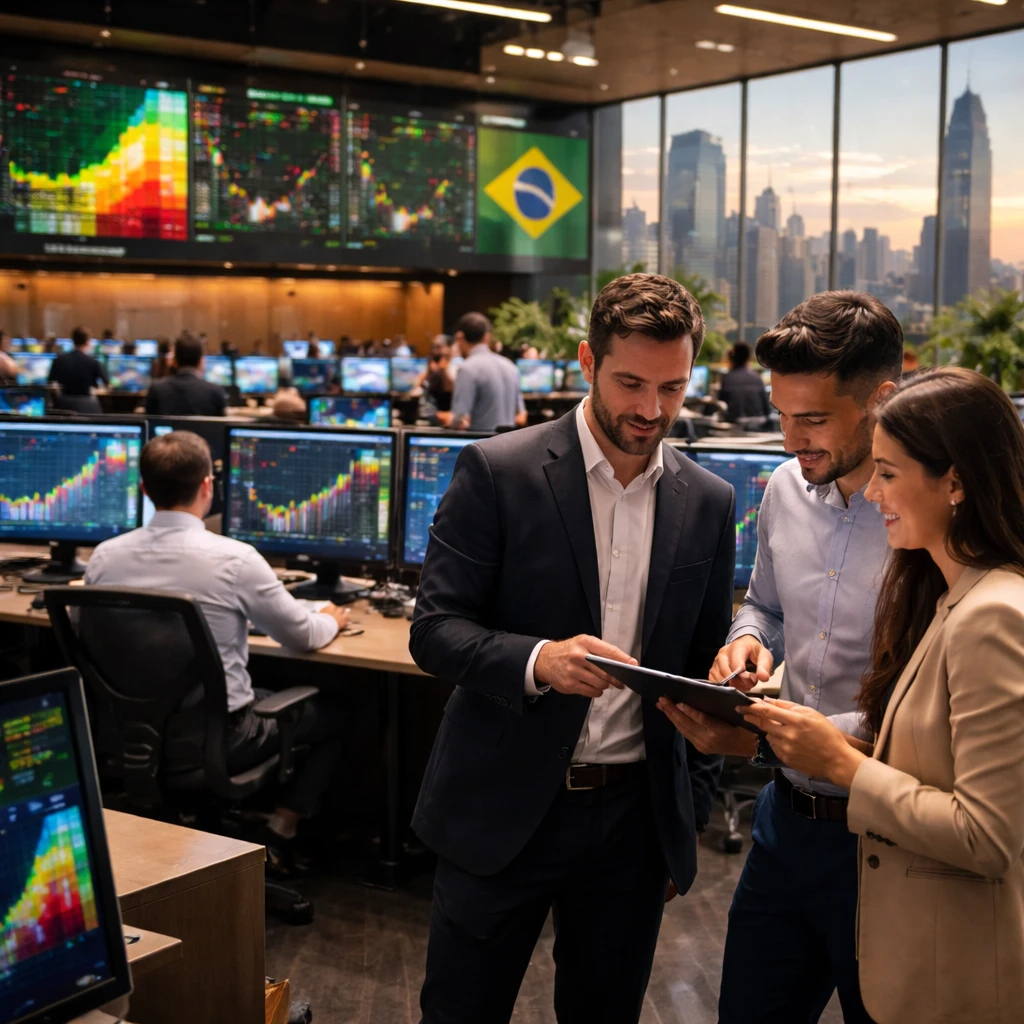 Bovespa Climbs to One-Month High as Materials, Financials and Real Estate Gain