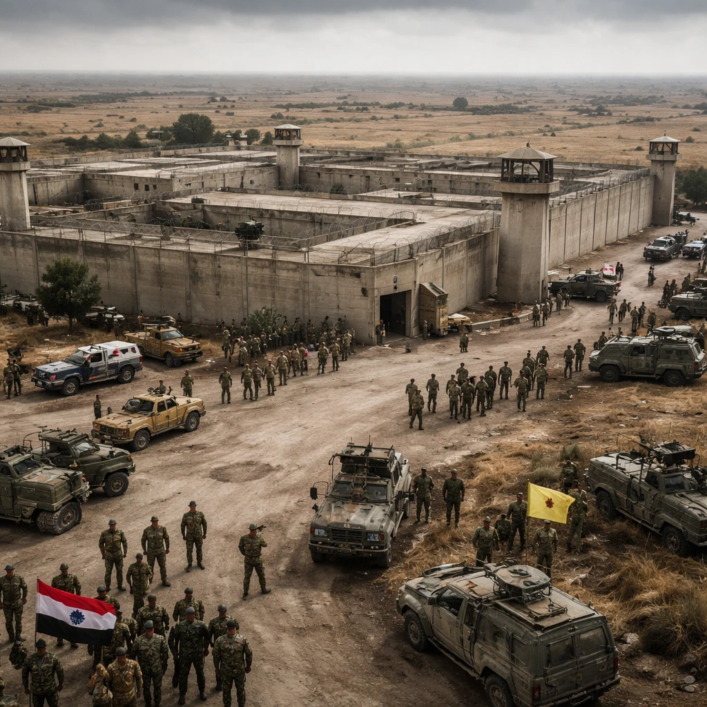 Syrian Government Secures Prison as Kurdish Forces Prepare to Integrate Amid Ceasefire Deadline
