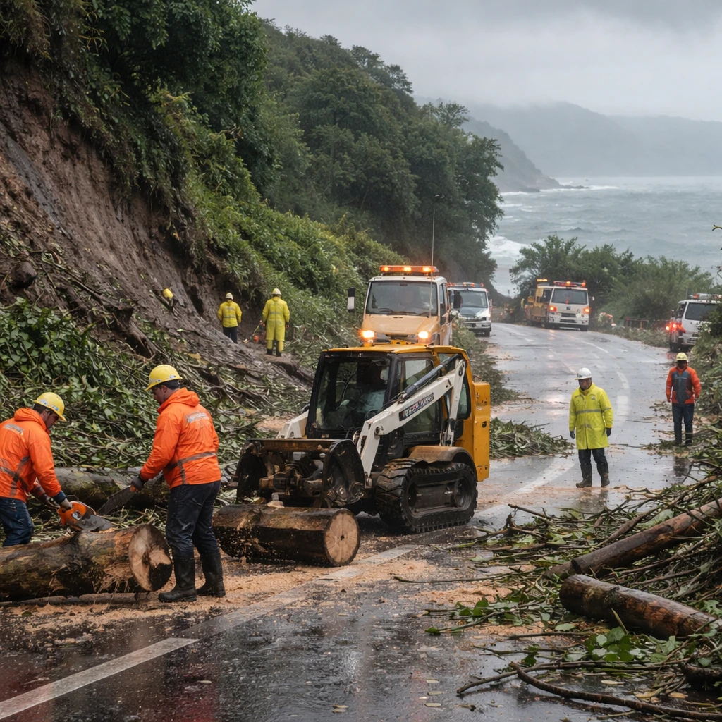 Cleanup Begins on New Zealand's North Island as Cyclone Vaianu Moves Offshore