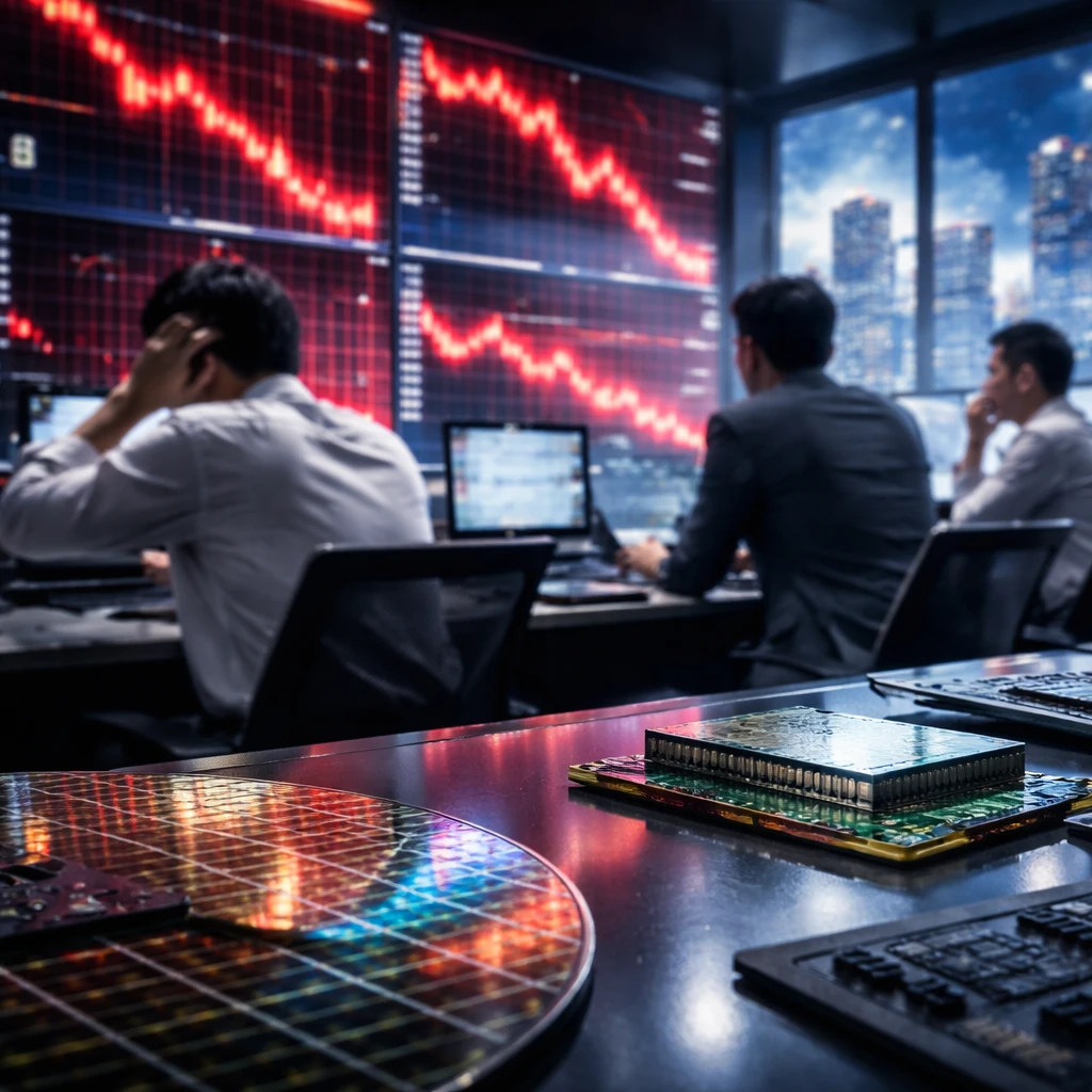 AI chip selloff drags South Korea deep into the red; Japanese suppliers hit hard