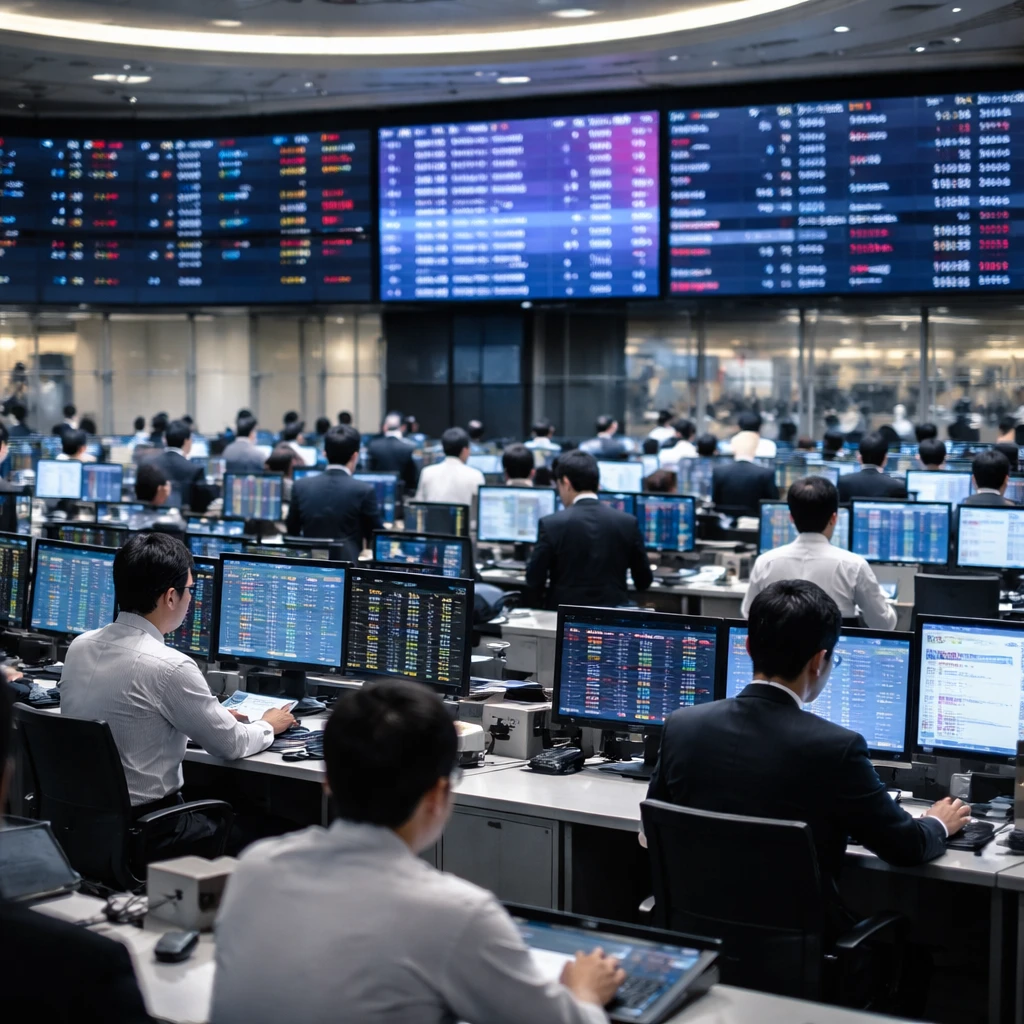 Tokyo stocks tick lower as paper & pulp, transport and communication sectors weigh on market