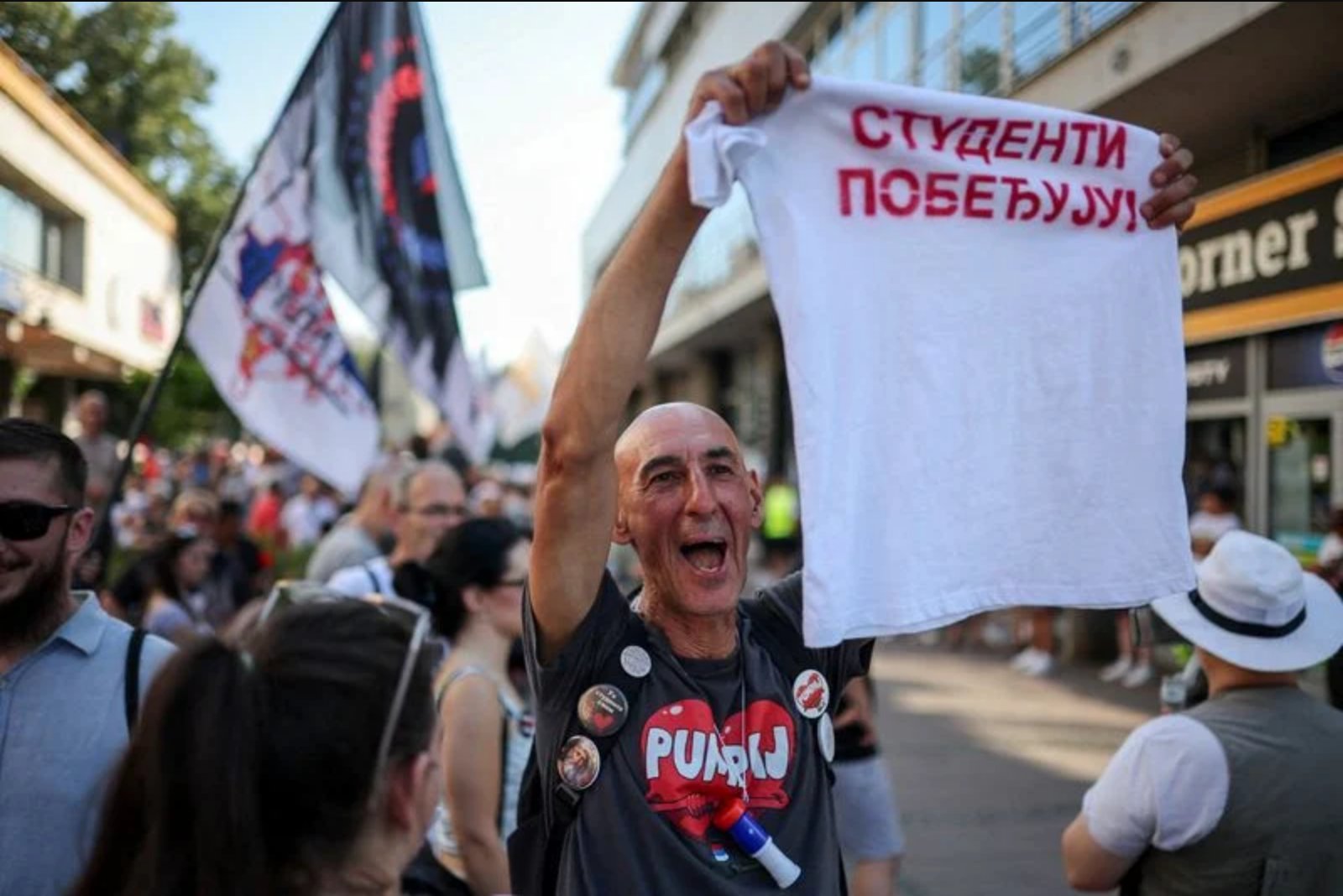 Serbia’s Protests to Continue After President Announces Resignation