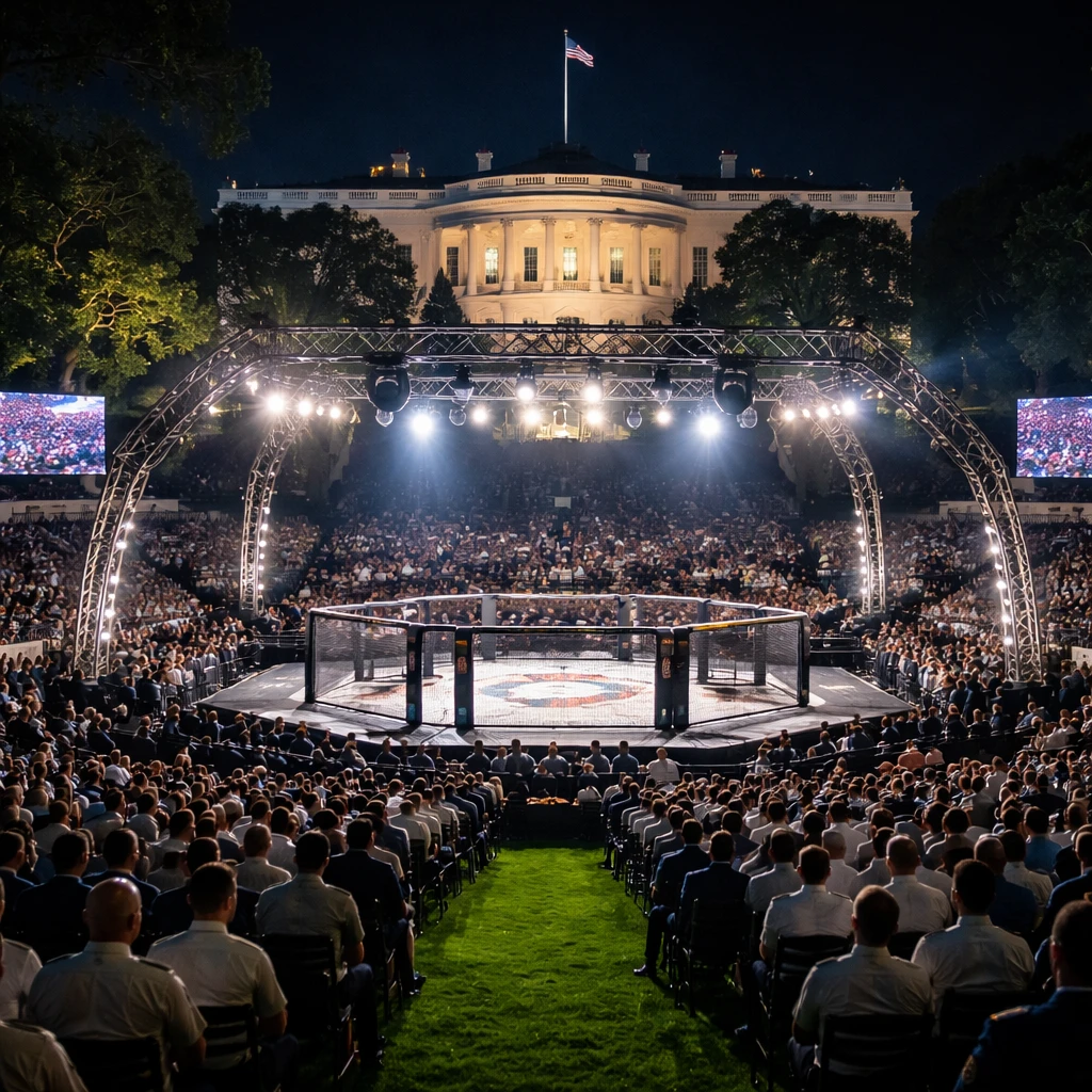Cage Combat on the South Lawn: A Sporting Spectacle Meets Political Theater