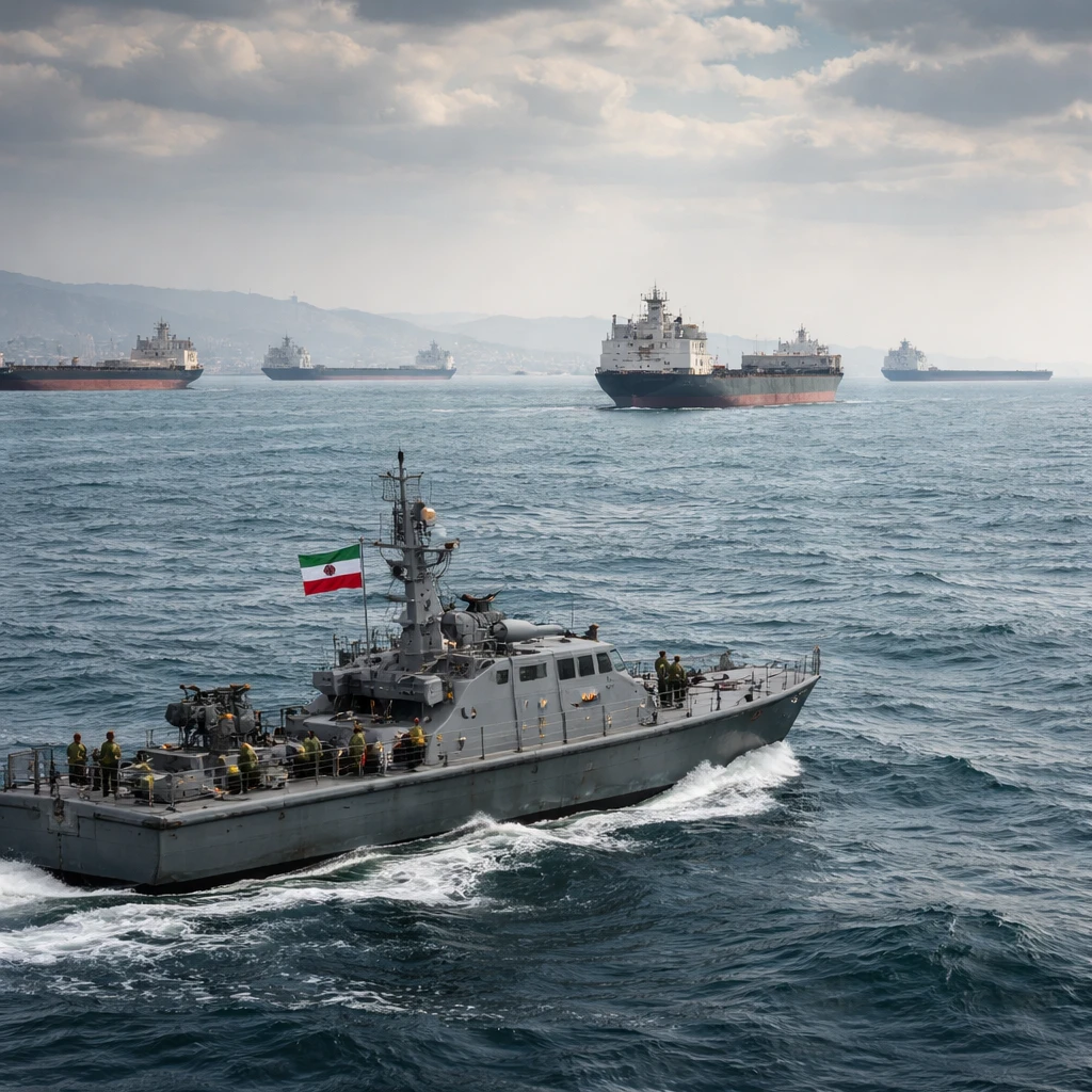 Iranian Revolutionary Guards Warn U.S. Over Moves in Strait of Hormuz