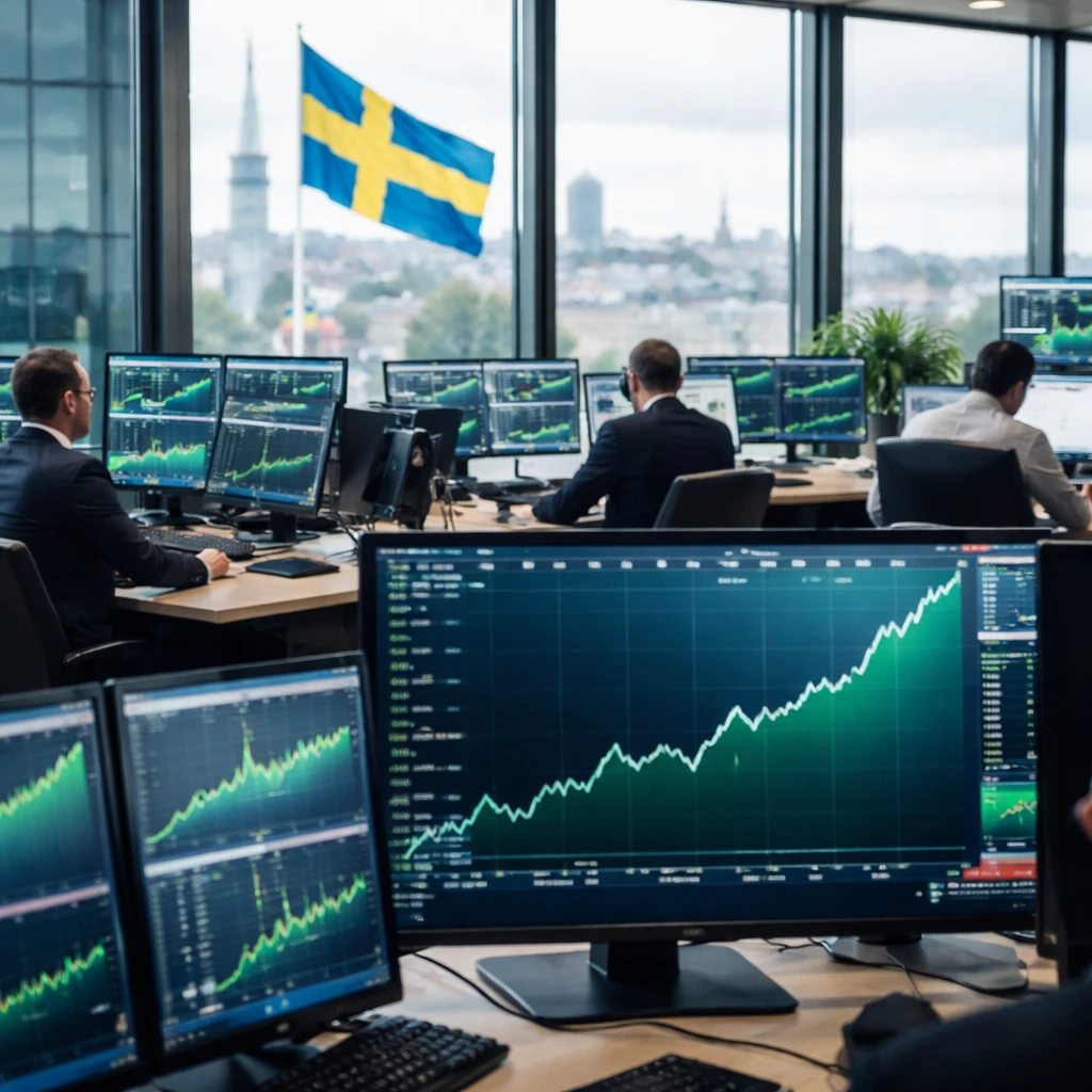 Swedish shares advance as OMX Stockholm 30 rises 1.97% to one-month high