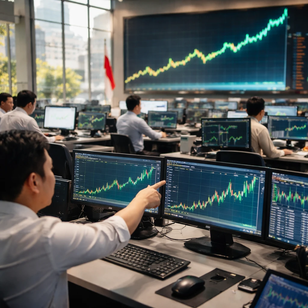 Jakarta Stocks Climb; IDX Composite Gains 1.02% on Sector Strength