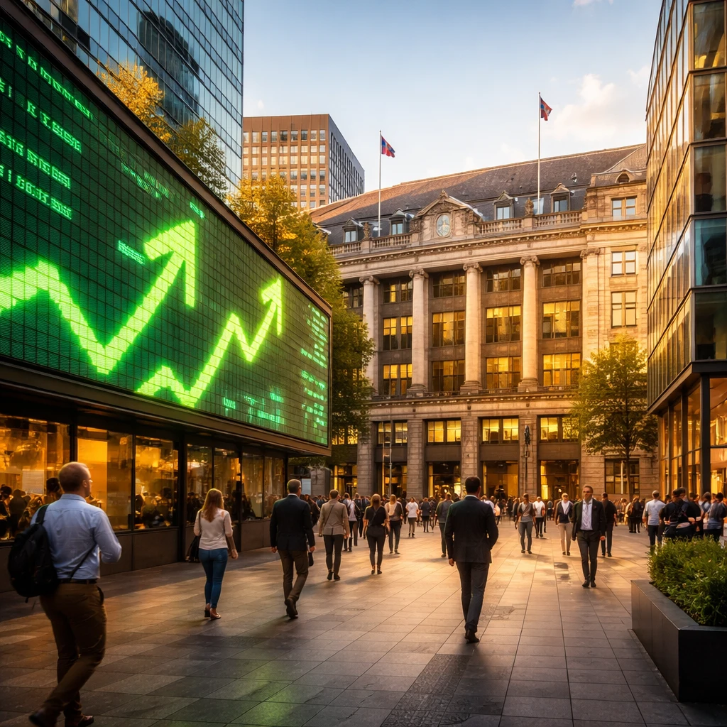 AEX closes at record high as materials, tech and healthcare lead advance