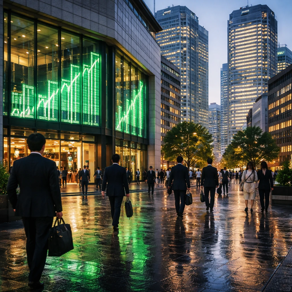 Tokyo stocks climb as real estate, banks and textiles lead gains; Nikkei up 1.11%