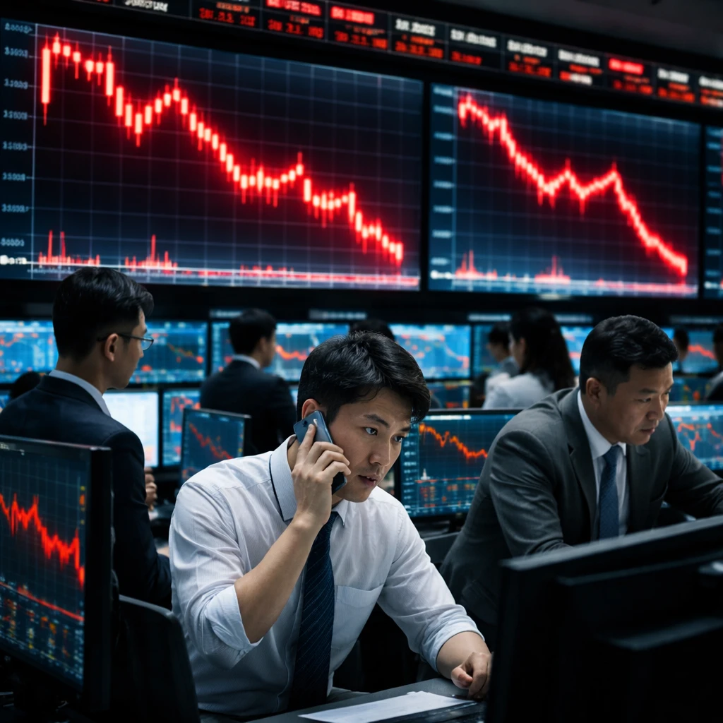South Korea's KOSPI Slides Further as Tech Stocks Drive Market Toward Circuit Breaker