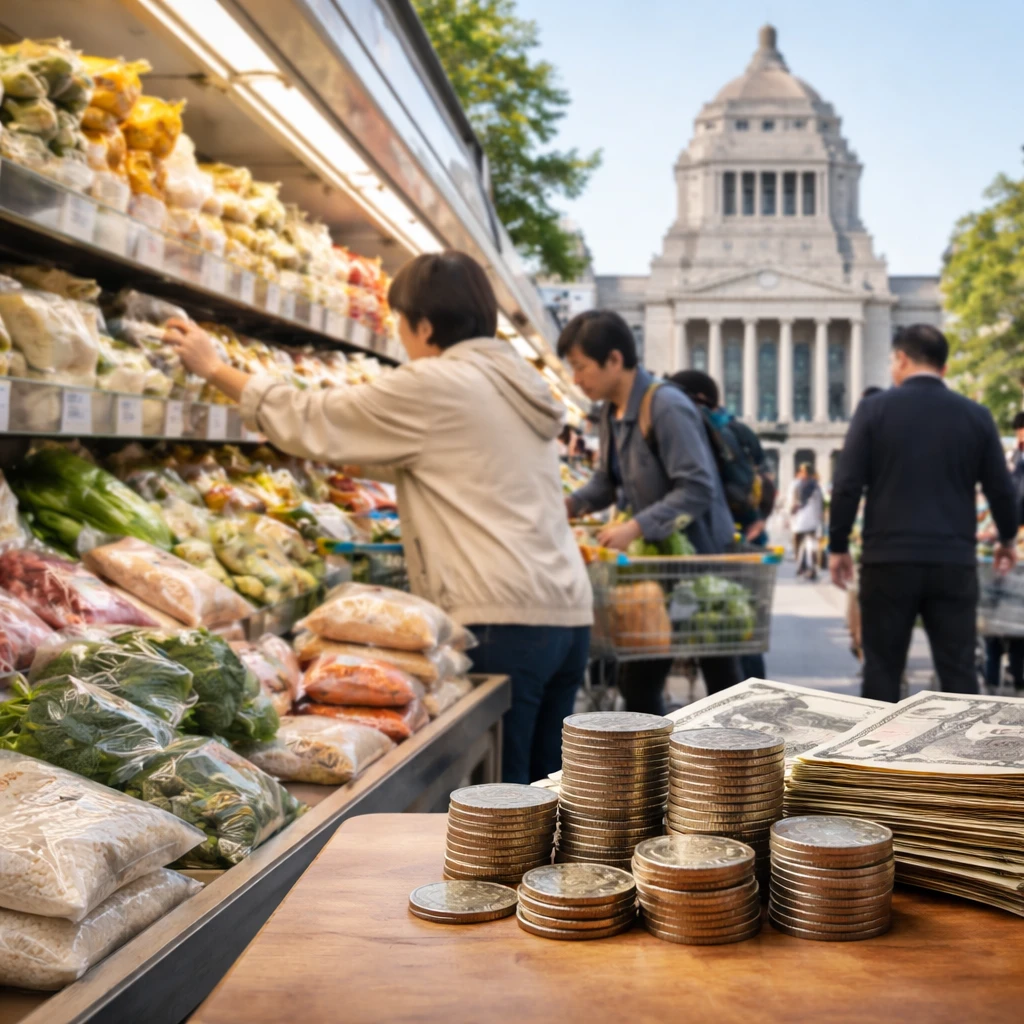 Takaichi Signals Temporary Cut to Japan's Reduced Food Consumption Tax, Yomiuri Reports