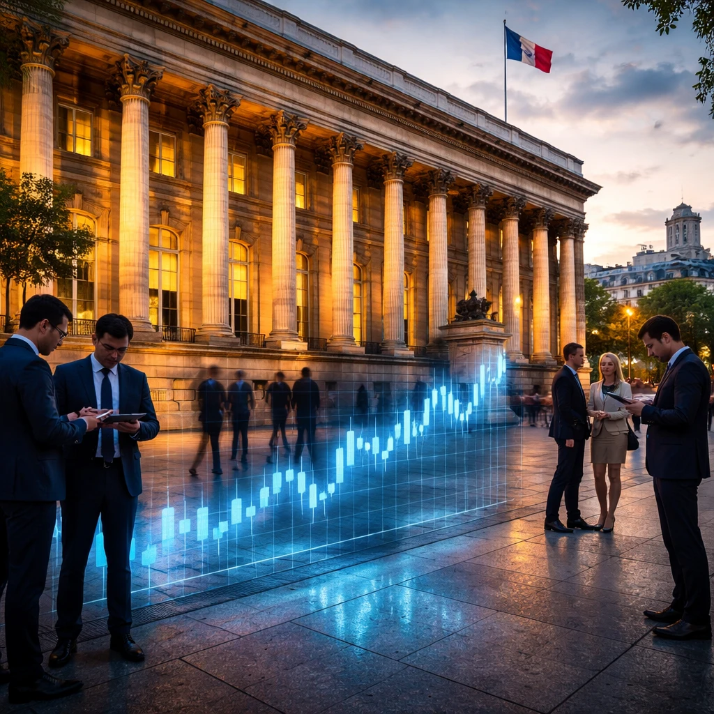 Paris Stocks Close Higher; CAC 40 Climbs 1.12% to One-Month High