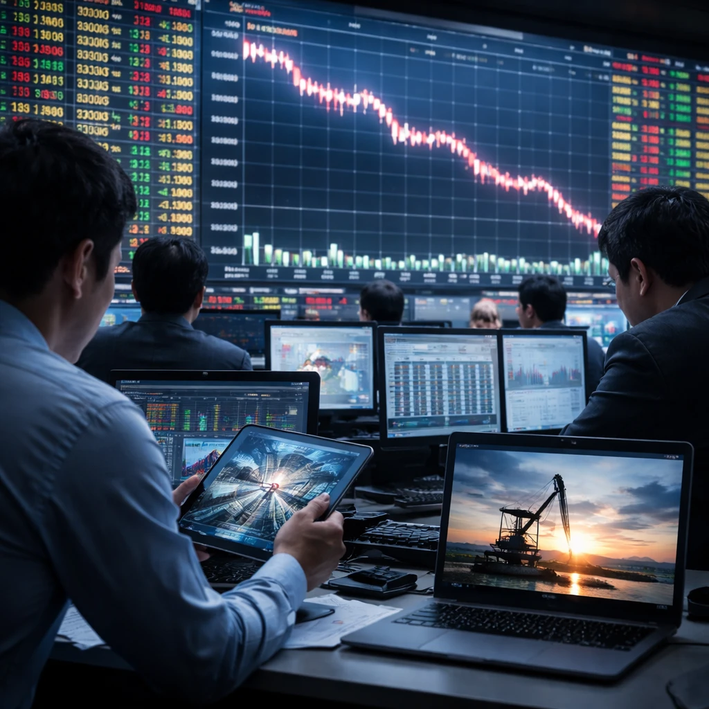 Taiwan market edges lower as key sectors drag index to one-month low