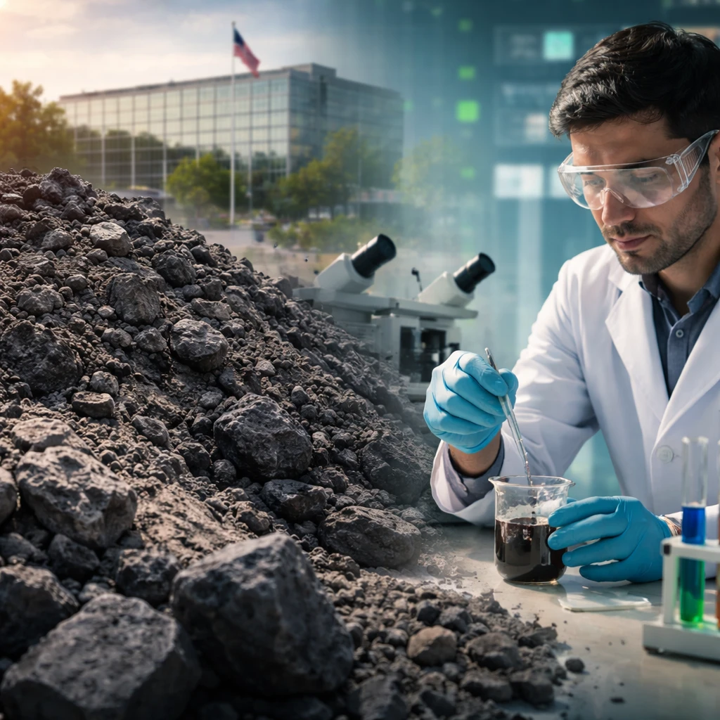 Core Natural Resources Climbs After DOE Picks Subsidiary for Coal-Waste Critical-Materials Grant