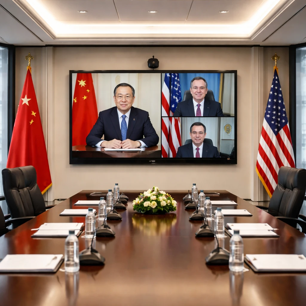 China Voices Objections to U.S. Trade Measures in Video Call Between He Lifeng and U.S. Officials