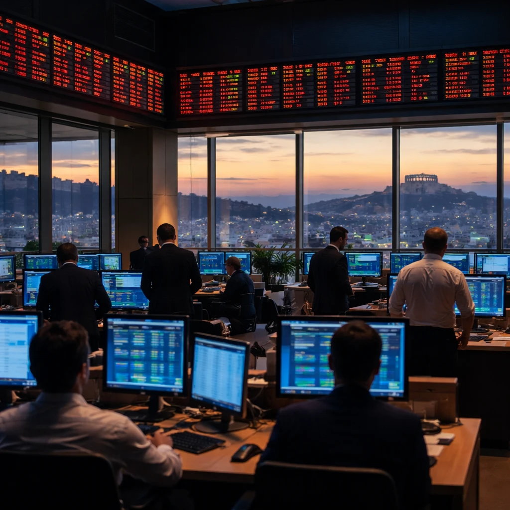 Athens Market Closes Lower as Banking, Telecoms and Household Stocks Slip