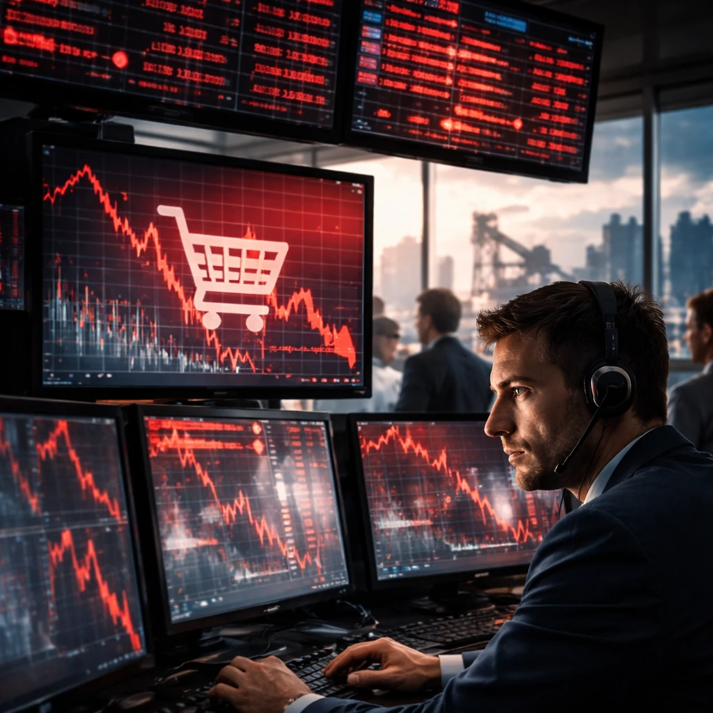 Walmart Shares Slide After Analyst Downgrade as Markets Retreat