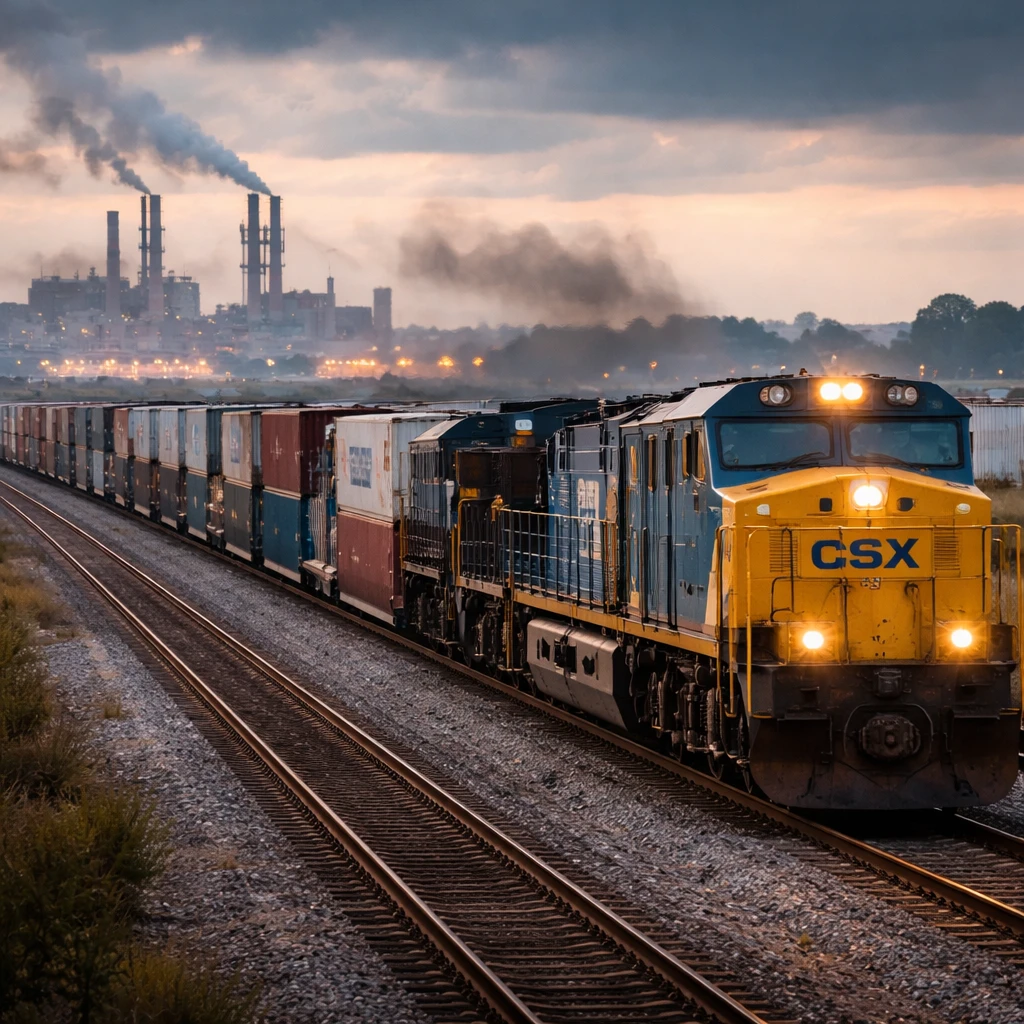 CSX Reports Fourth-Quarter Earnings Below Expectations Amid Industrial Demand Challenges
