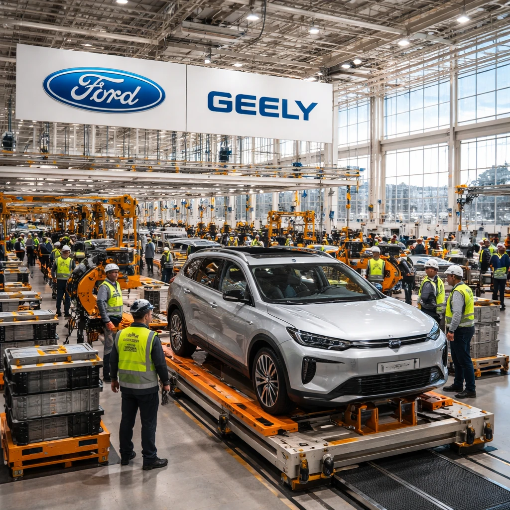 Geely Stakes Claim in Europe with Ford Valencia JV, Shares Tick Higher