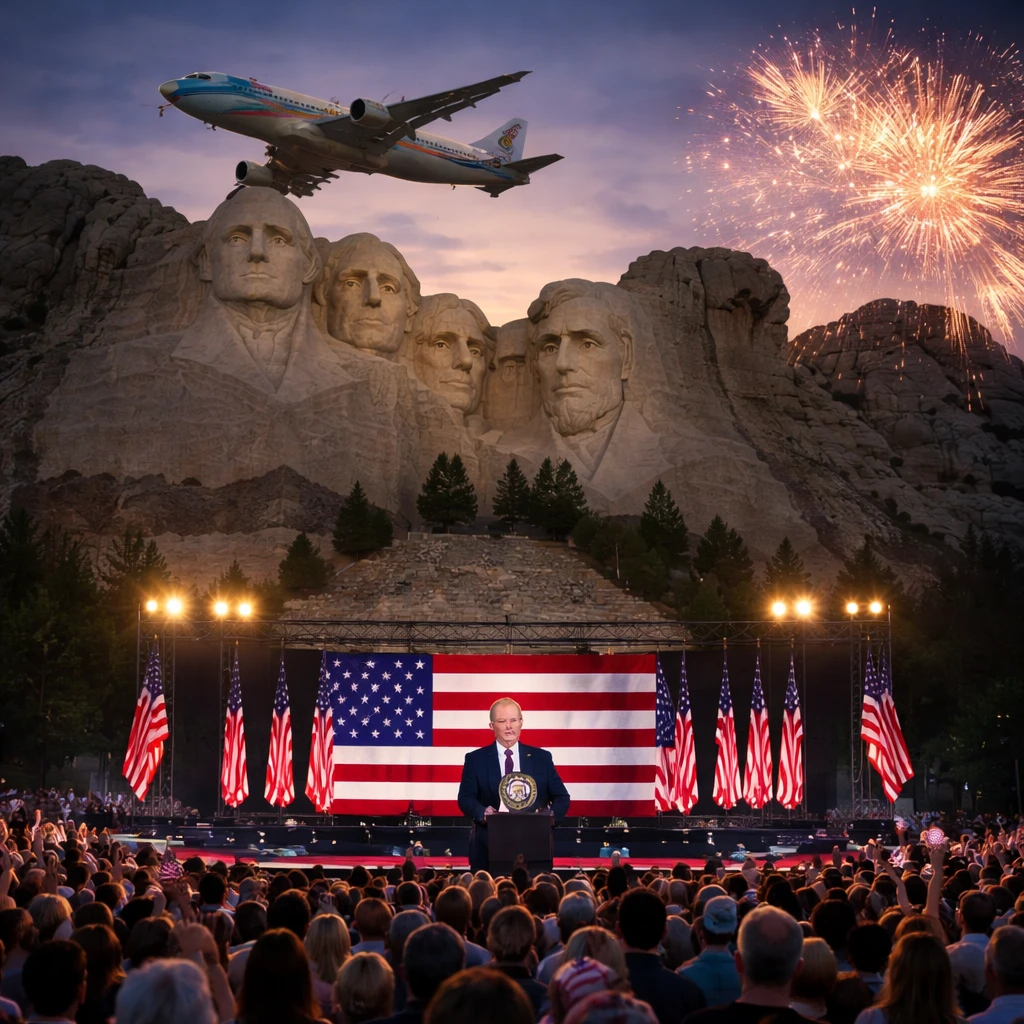 Trump Delivers Mount Rushmore Address on Fourth of July, Emphasizes Agenda Ahead of Midterms