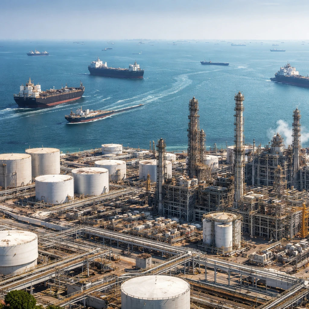 Indian Refinery Runs Fall in April as Middle East Disruptions Push Imports Elsewhere