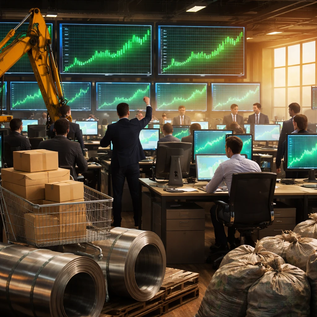 U.S. Markets Close Higher as Industrials and Consumer Stocks Lead Gains