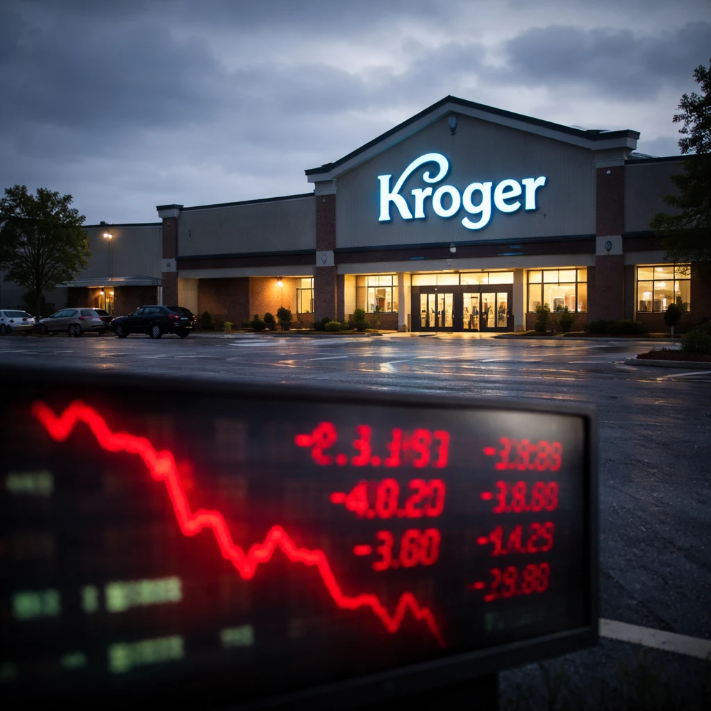 Kroger Shares Slide After Announcement of $1.65 Billion Giant Eagle Purchase