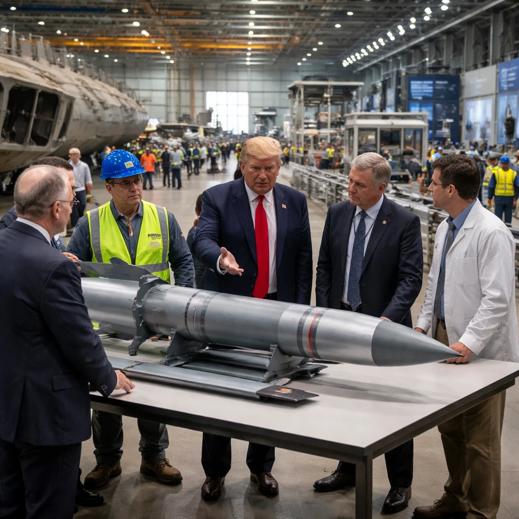 Trump Pushes Defense Firms to Ramp Up Production as Conflicts Deplete U.S. Stockpiles