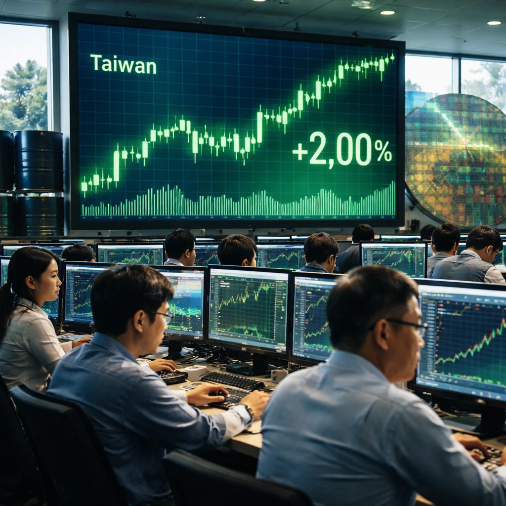 Taiwan market climbs as energy and materials stocks lead gains