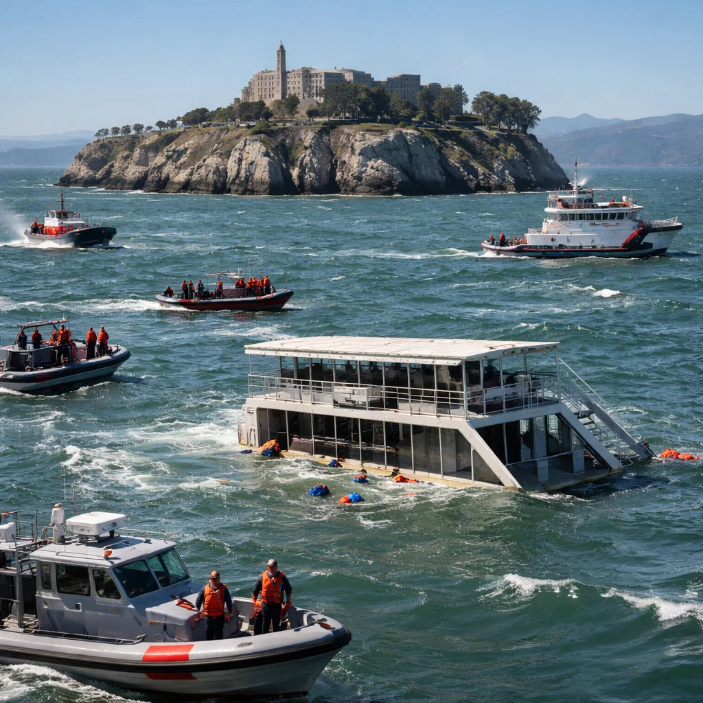 Capsized Pontoon Near Alcatraz Leaves One Dead, Two Still Missing